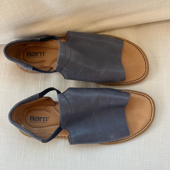 Børn Handcrafted Leather Slingback Sandals — Women’s 8 - Picture 3 of 9